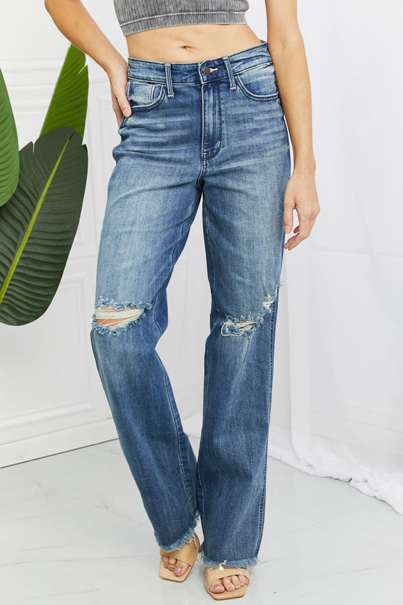 FK Becka Mid Rise Straight Jeans