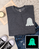 PREORDER: Glow in the Dark Ghost Applique Sweatshirt