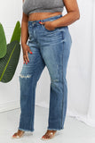 FK Becka Mid Rise Straight Jeans