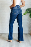 Mavis High Rise Side Seam Detail Flare Jeans