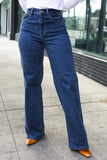 Judy Blue Medium Wash High Waist Wide Leg Jeans