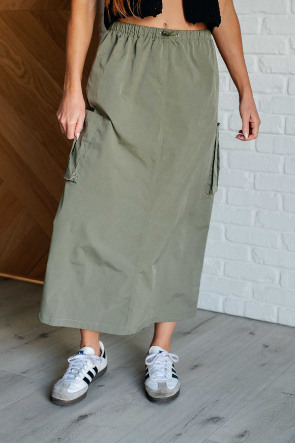 Explain It Away Cargo Skirt