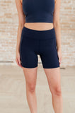 Getting Active Biker Shorts in Navy