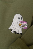 PREORDER: Embroidered Reading Ghost Sweatshirt