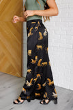 Legendary in Leopard Satin Wide Leg Pants