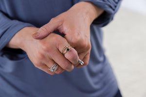 A Shooting Star Ring Set