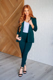 Magic Ankle Crop Skinny Pants in Hunter Green