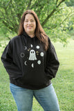 Phases of the Moon Graphic Hoodie