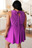 One Of Us Purple Romper Dress