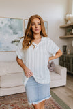 So Far Away Striped Top