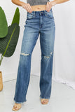 FK Becka Mid Rise Straight Jeans