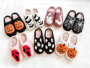 PREORDER: Halloween Slippers in Seven Prints