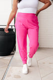 Always Accelerating Joggers in Sonic Pink