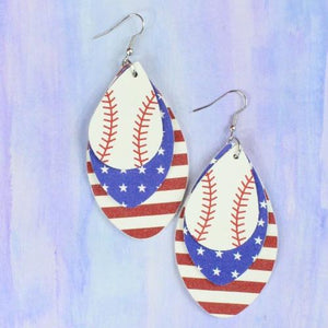 Take Me Out To The Ball Game Earrings