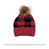 Winter Wonderland Beanie in Red