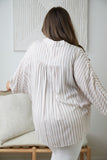 High Standards Striped Button Down