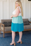 Blue Skies Tiered Dress