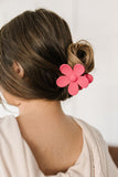 Daisy Claw Clip in Magenta