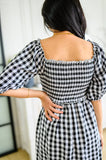 Greenville Gingham Midi Dress