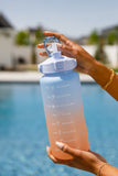 Happy Hydrations Water Bottles Blue