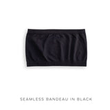 Seamless Bandeau in Black