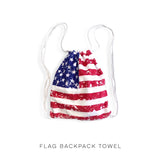 Flag Backpack Towel