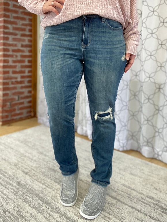 Livin' the Good Life Judy Blue Boyfriend Jeans