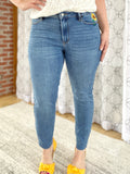 Field of Sunflowers Embroidered Judy Blue Jeans