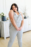 Railroad Stripe Overalls