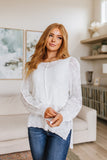 Relax With Me Knit Top in White