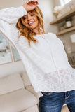 Relax With Me Knit Top in White