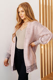 The Way It Was Cardigan in Mauve