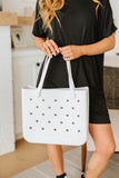 Waterproof Tote Bag in White