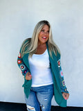 PREORDER: Crochet Sleeve Cardigan in Five Colors