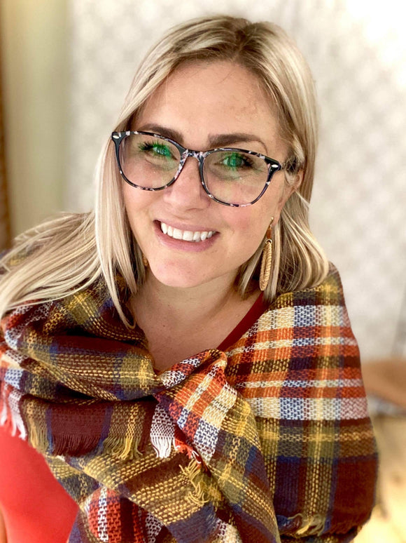 My Must Have Plaid Blanket Scarf