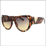 My Retro Cat Eye Sunglasses in Leopard
